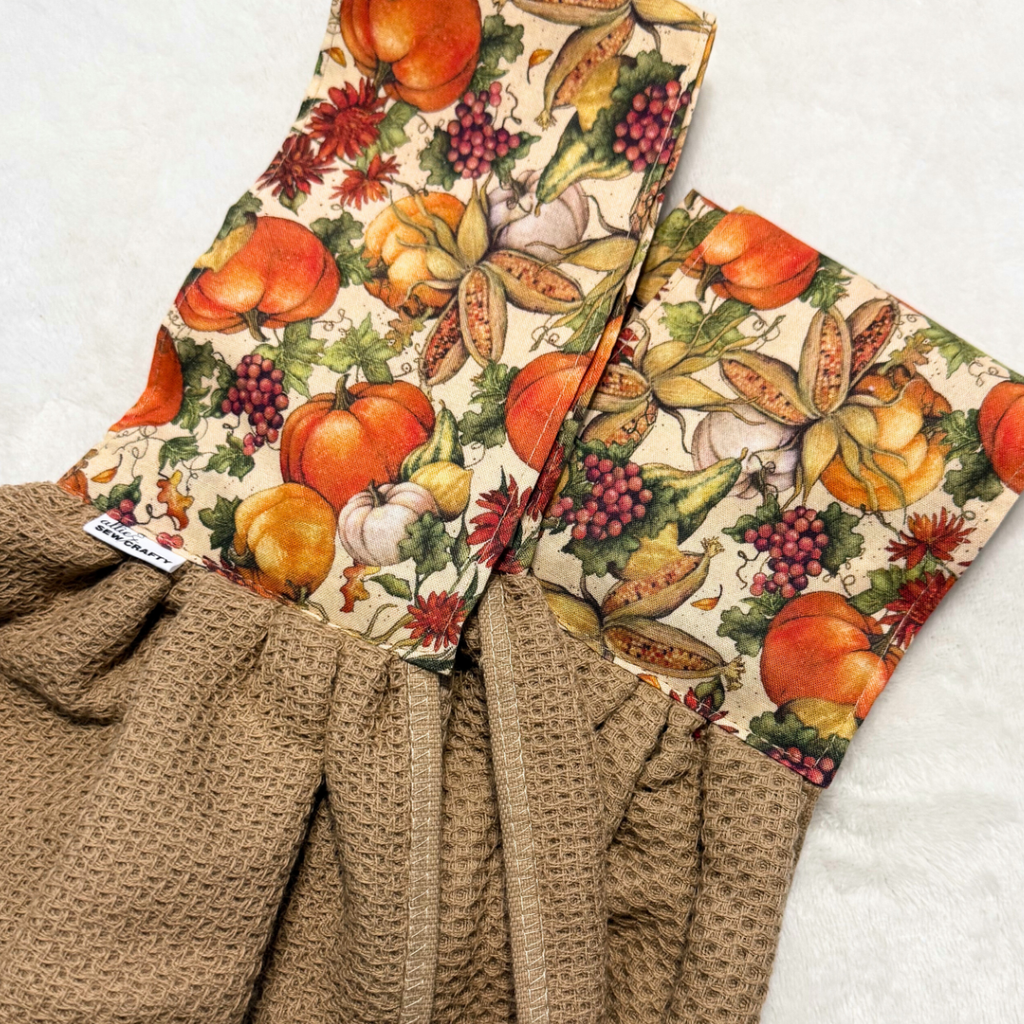 Kitchen Scarf Towel - Cozy Pumpkin Fall