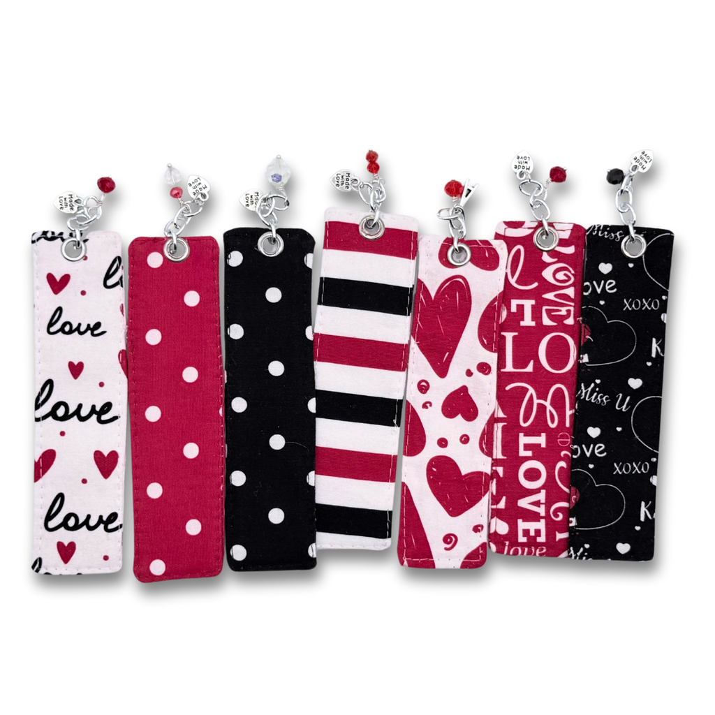 Valentines Bookmarks with Charms