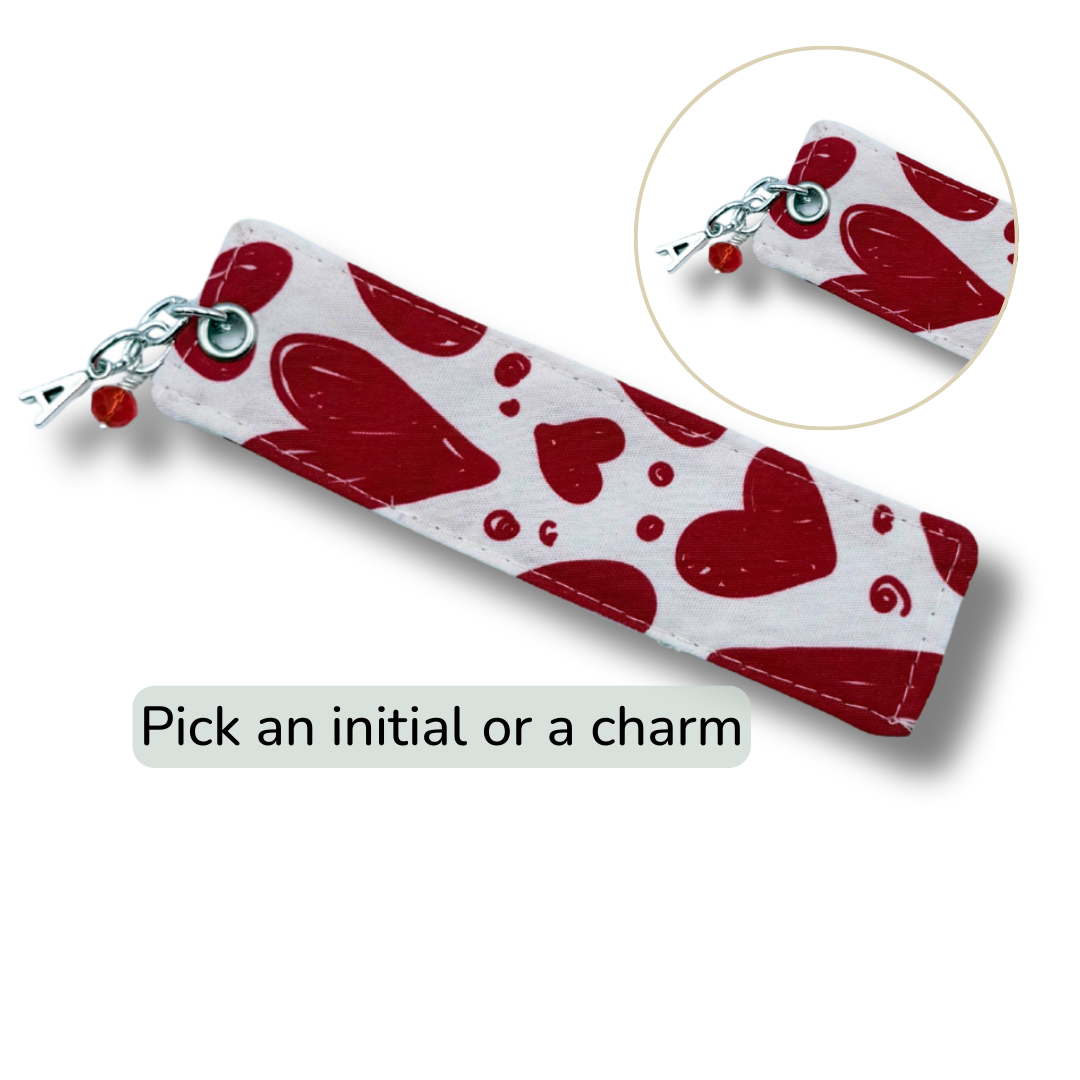 Valentines Bookmarks with Charms