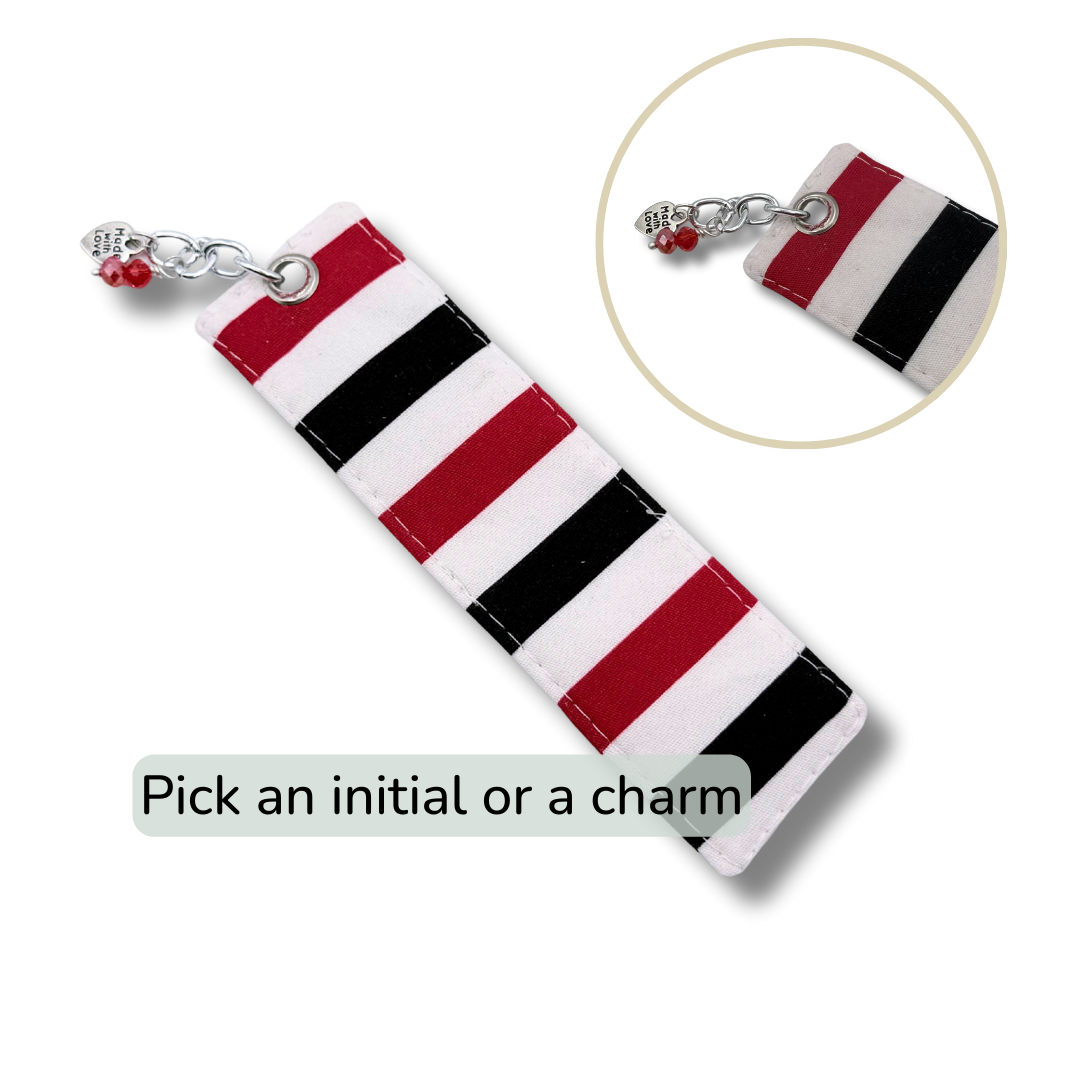 Valentines Bookmarks with Charms