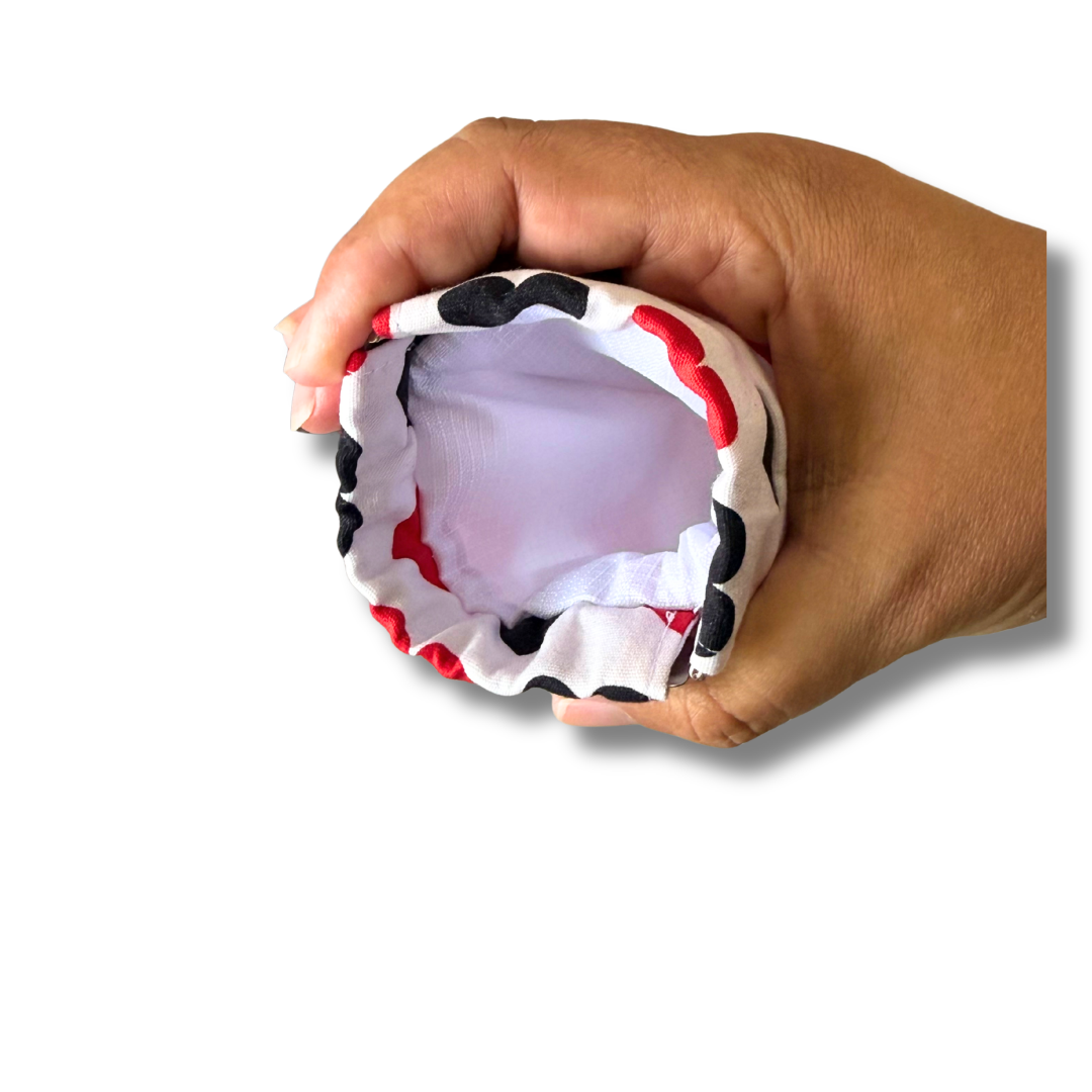 Sunglass Case Flexi Frame - Queen Hearts