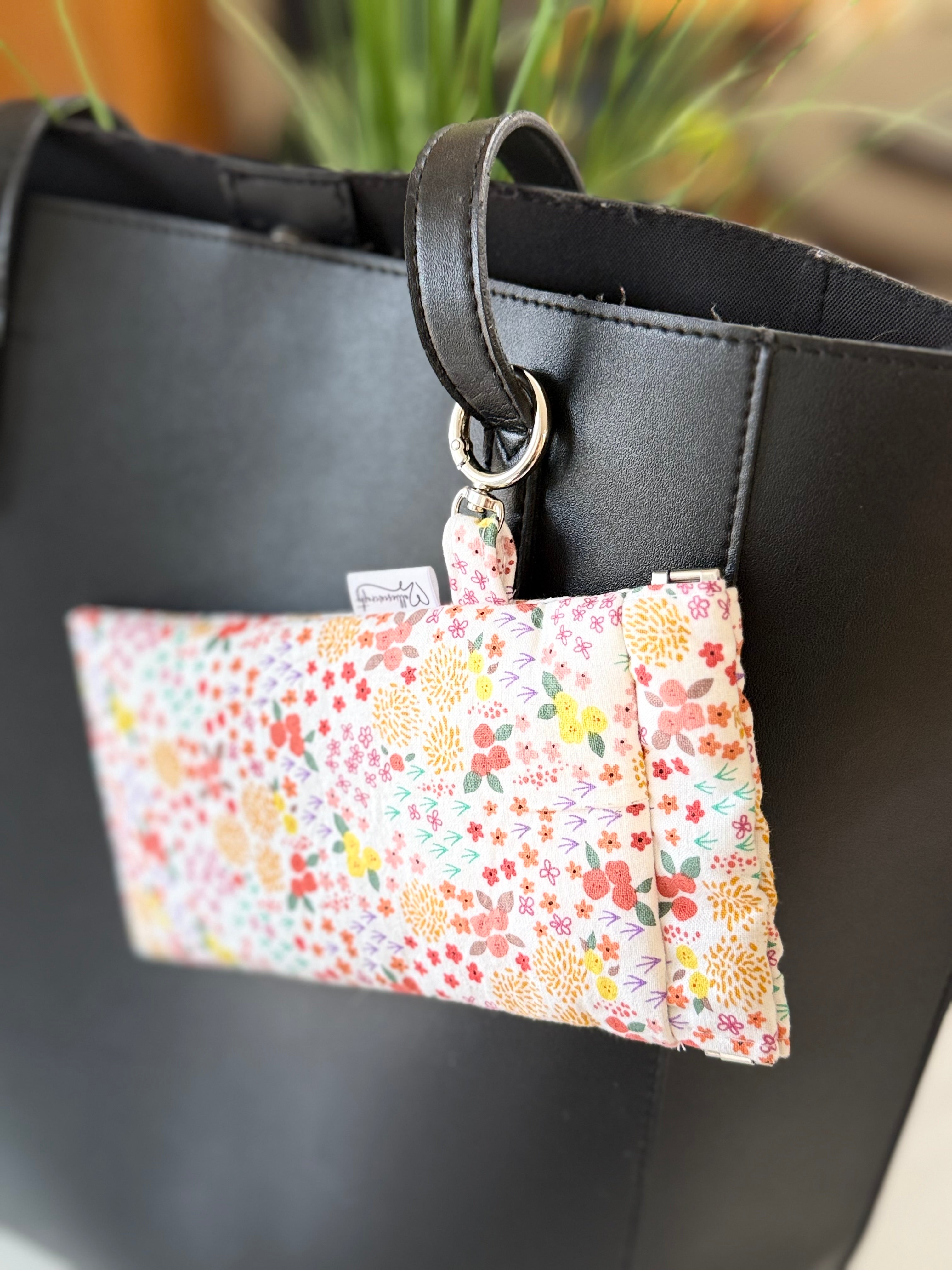 Sunglass Case Flexi Frame - Orange Flowers