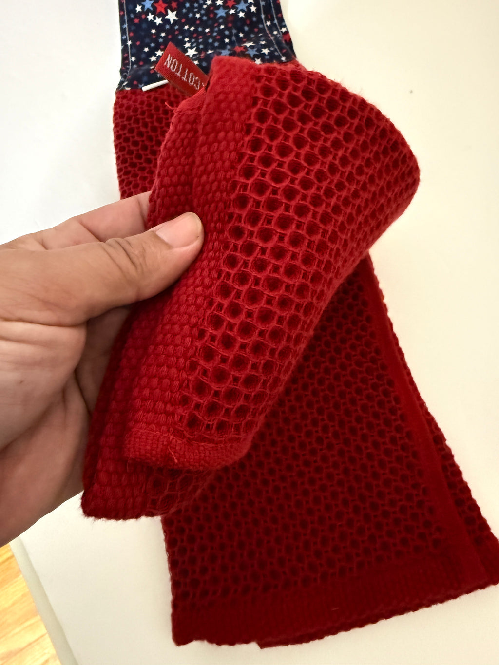 Red White and Blue Stars Scarf Towels