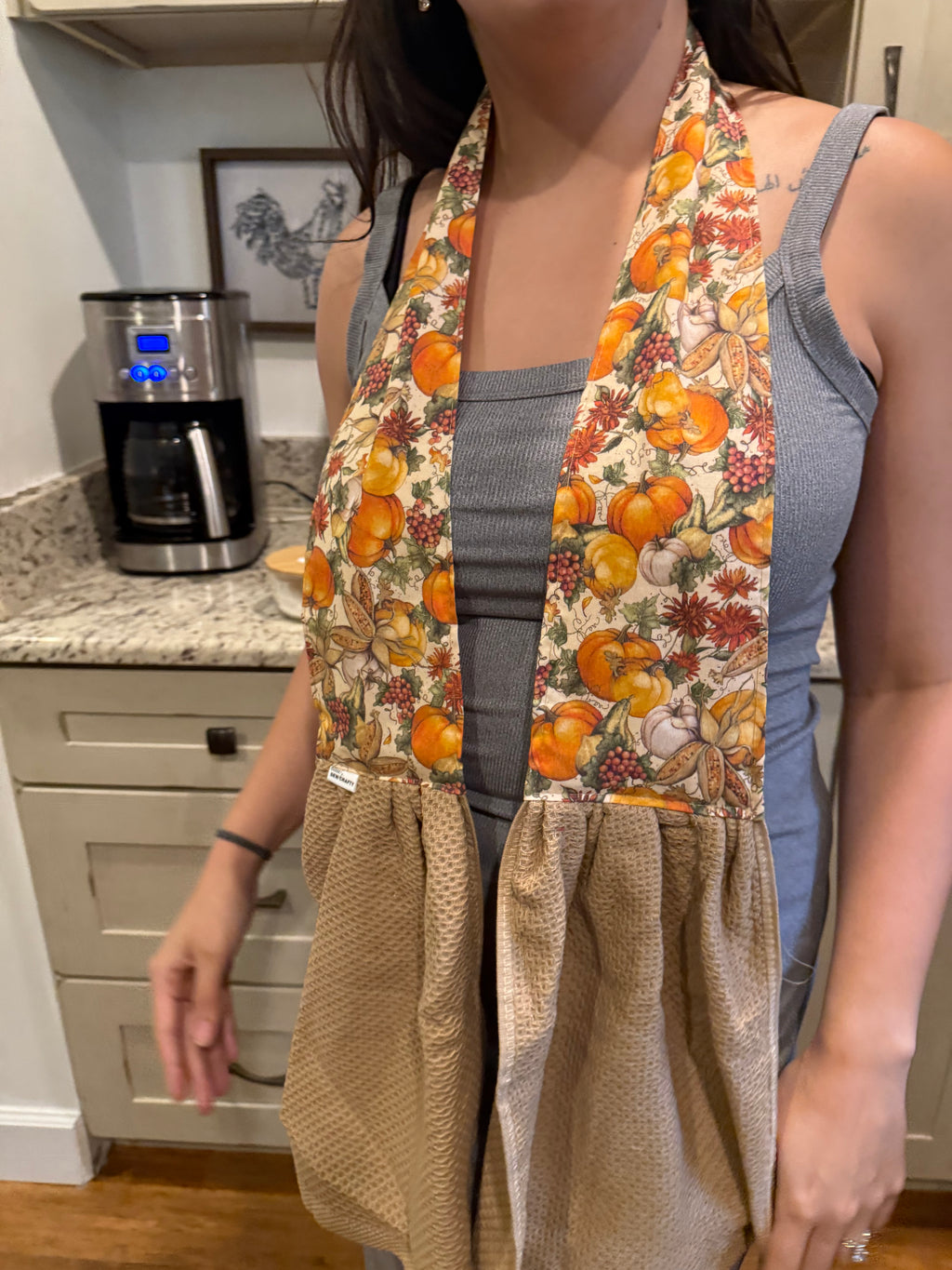 Kitchen Scarf Towel - Cozy Pumpkin Fall