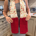Kitchen Scarf Towel - Kiss The Cook - Bless The Baker