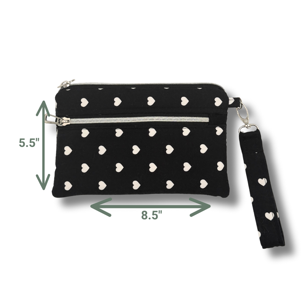 Double Zip Phone Wallet | Smartphone Pouch