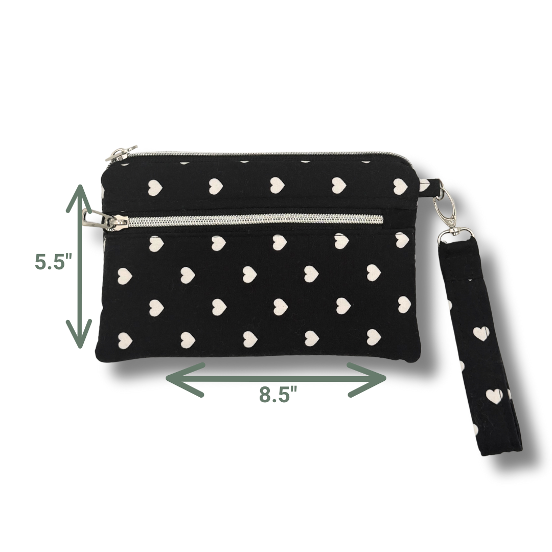 Double Zip Phone Wallet | Smartphone Pouch