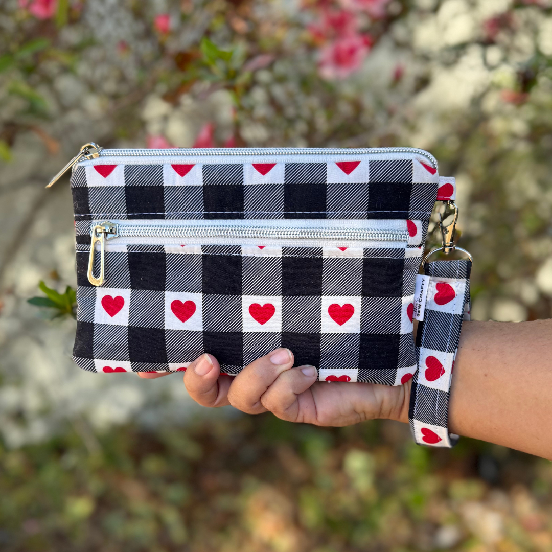 Double Zip Phone Wallet | Smartphone Pouch