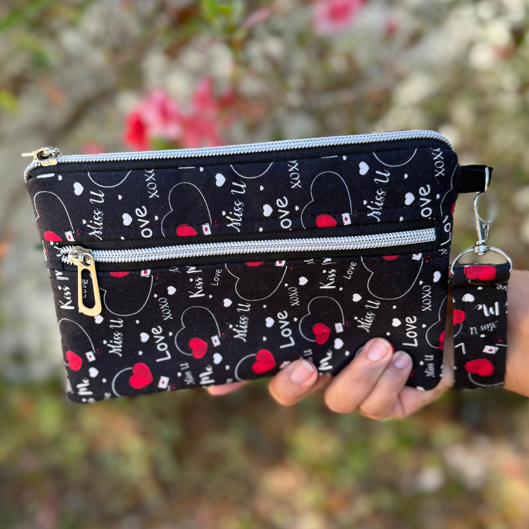 Double Zip Phone Wallet | Smartphone Pouch