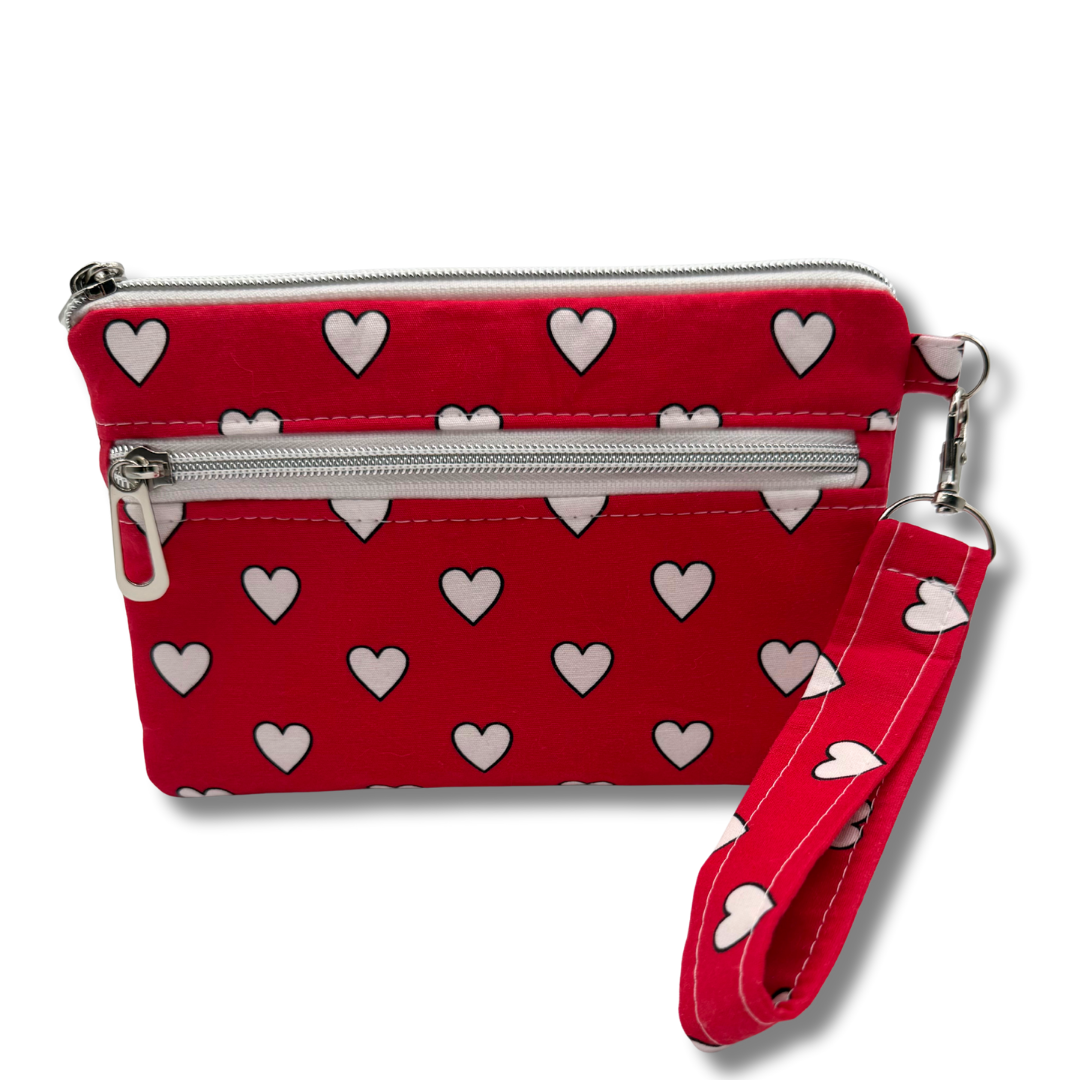 Double Zip Phone Wallet | Smartphone iPhone Pouch