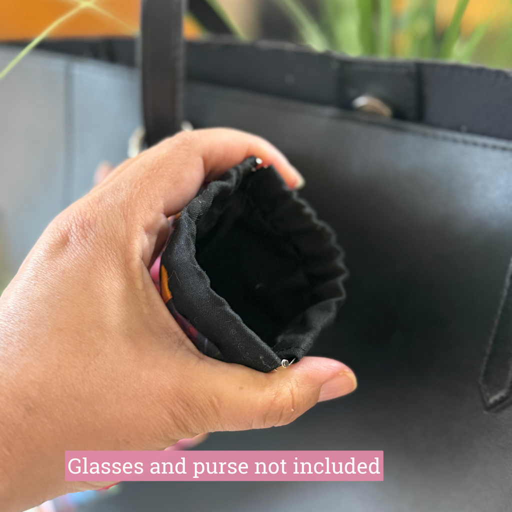 Sunglass Case Flexi Frame - Bold Big Flowers