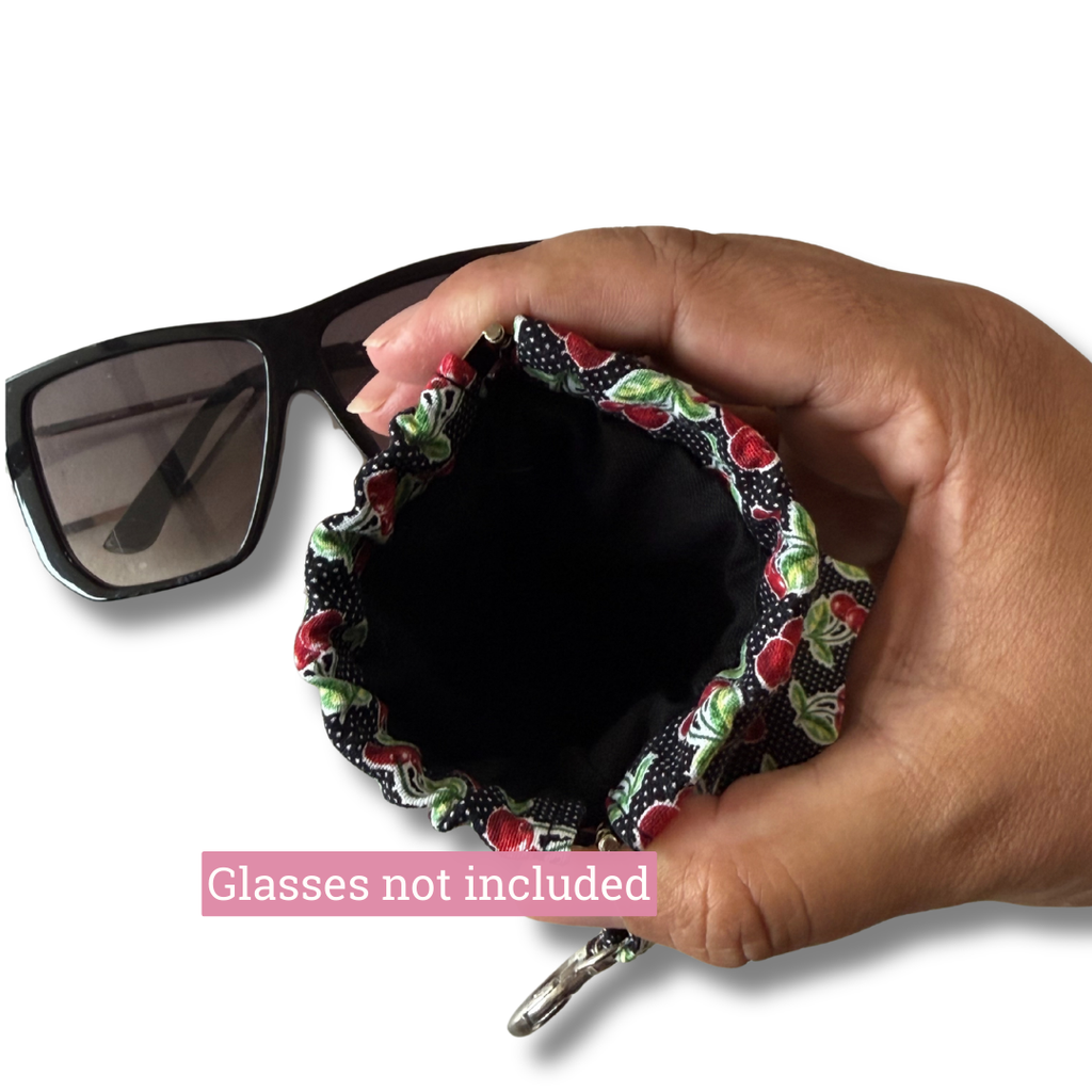 Sunglass Case Flexi Frame - Cherries