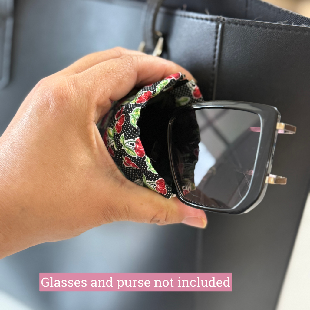 Sunglass Case Flexi Frame - Cherries