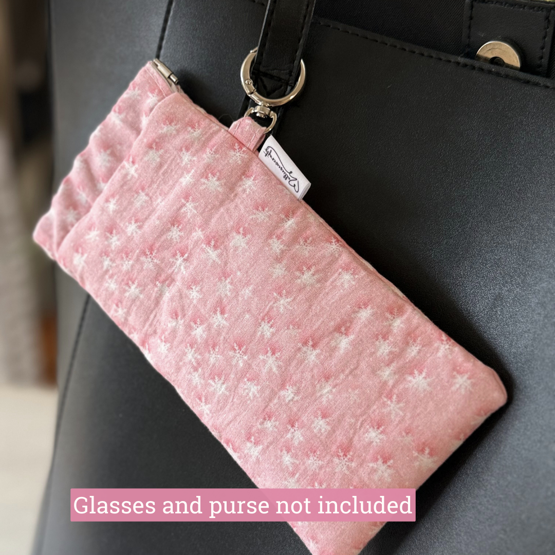 Sunglass Case Flexi Frame - Pink Snow