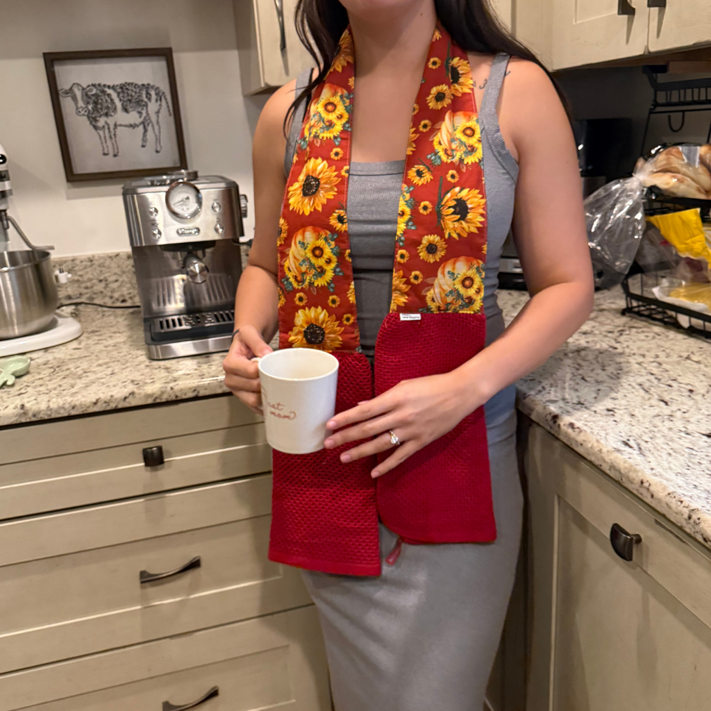 Sunflowers Kitchen Scarf Towel