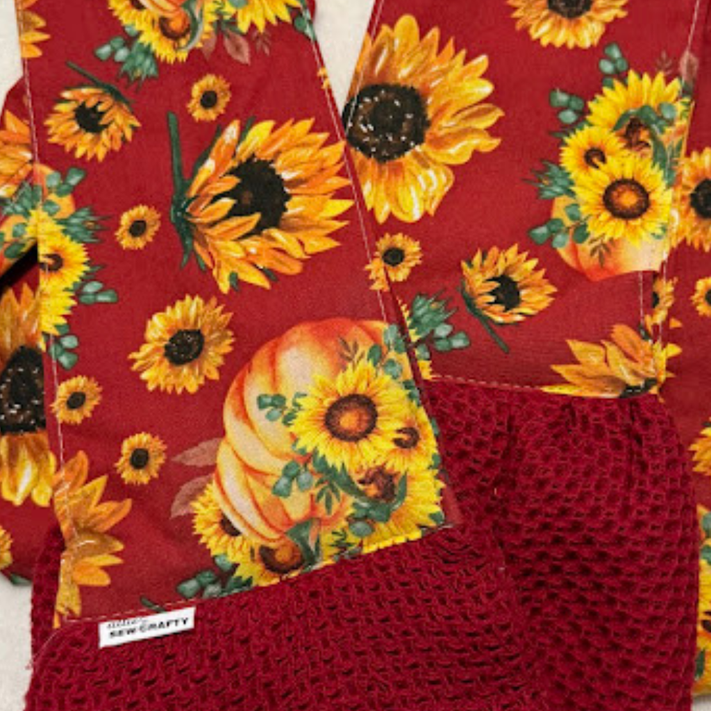 Sunflowers Kitchen Scarf Towel