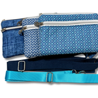 Crossbody Cellphone Wallet - Blue Limited Edition
