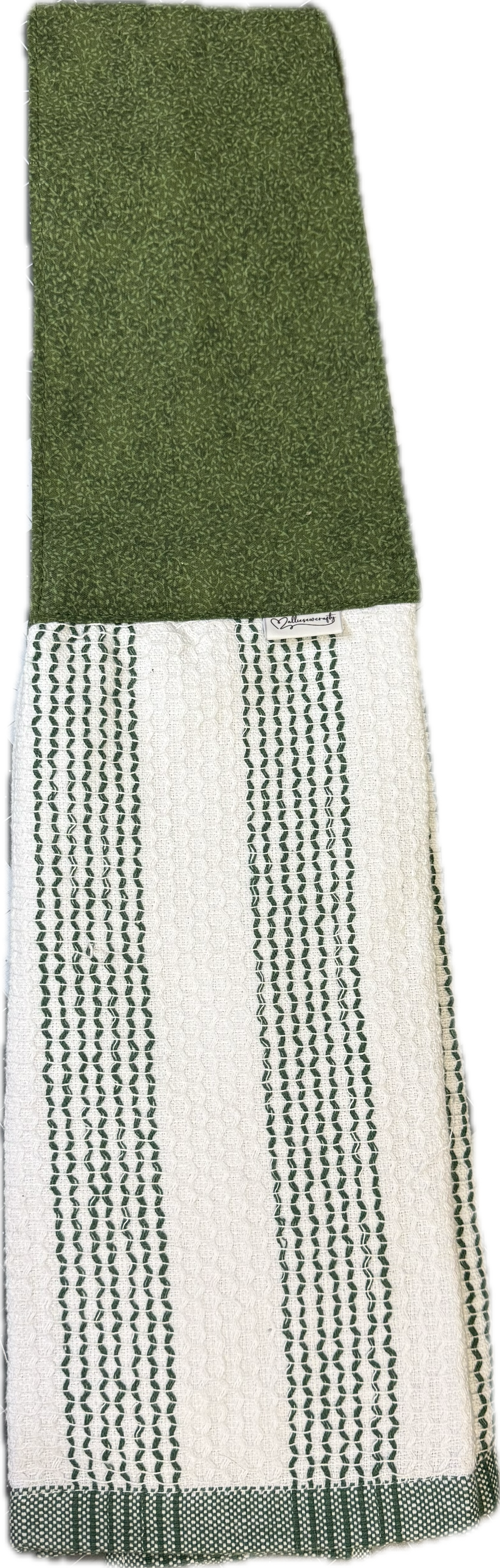 Green Kitchen Scarf Towel