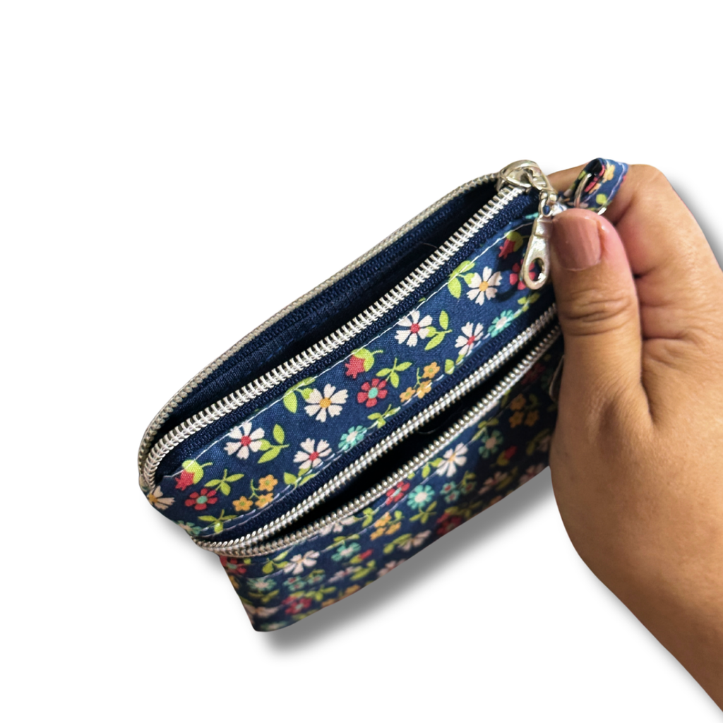 Keychain Wallets - Blue Wildflowers Meadow * Limited Edition*
