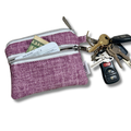 Keychain Wallets - Solid Heathered Plum