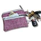Keychain Wallets - Solid Heathered Plum