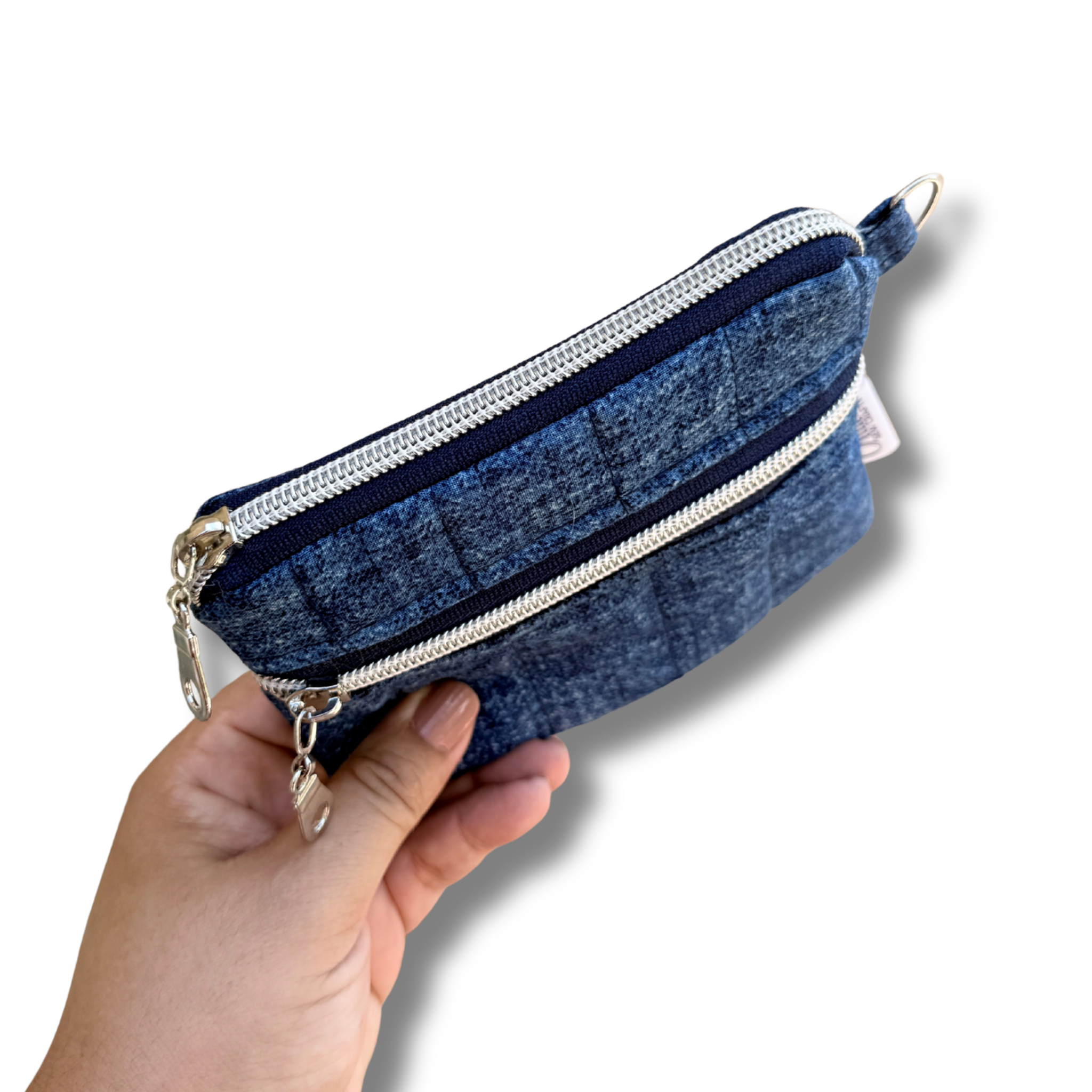 Keychain Wallets - Solid Heathered Navy