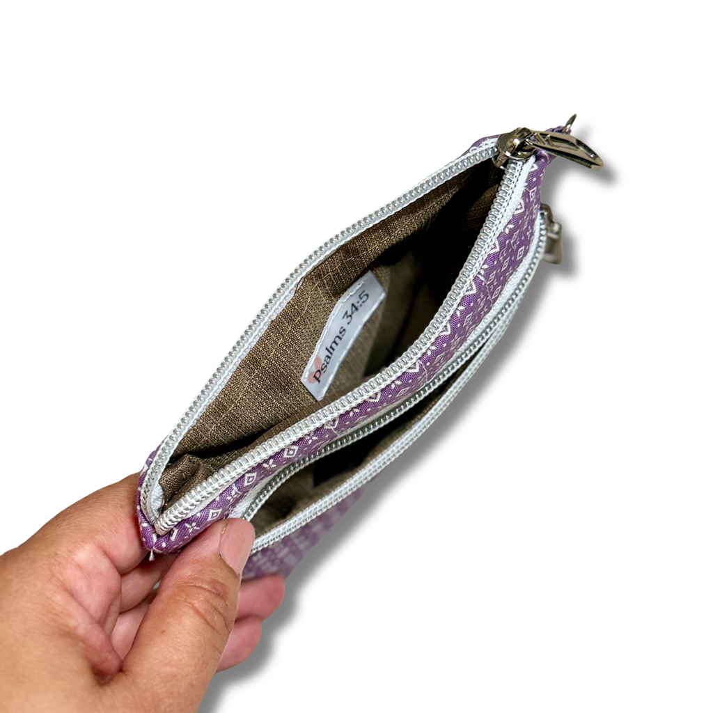 Keychain Wallets - Purple Diamond Dot Limited Edition