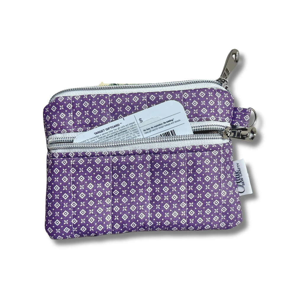 Keychain Wallets - Purple Diamond Dot Limited Edition