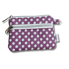 Keychain Wallets - Purple White Daisies * Limited Edition*