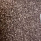 Close-up of the Solid Heathered Espresso fabric showing the smooth heathered texture