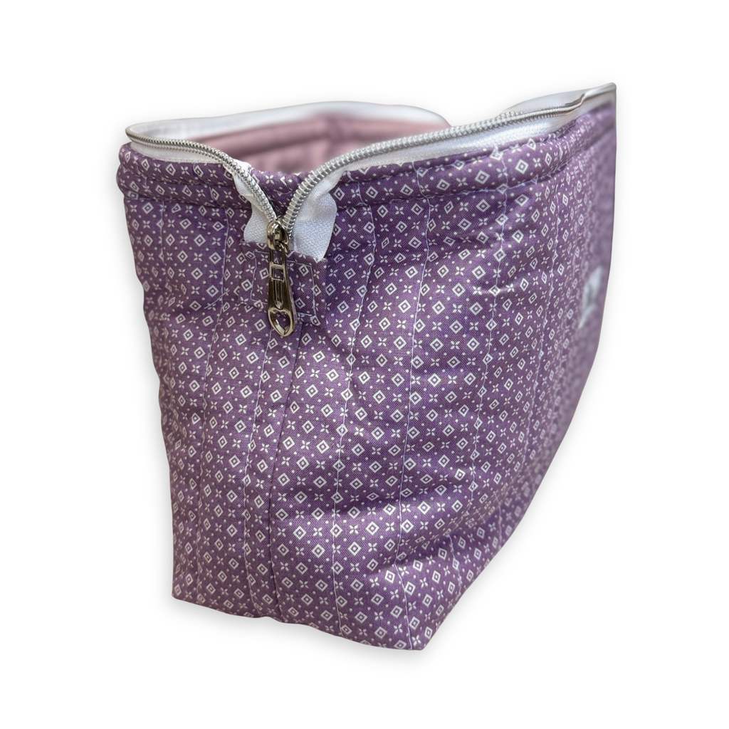 Full View Pouch - Purple Diamond Dot *Limited Edition*