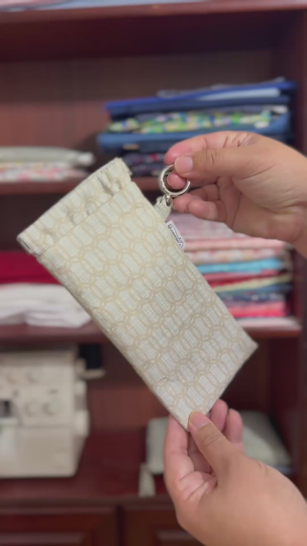 Sunglass Case Flexi Frame - Beige