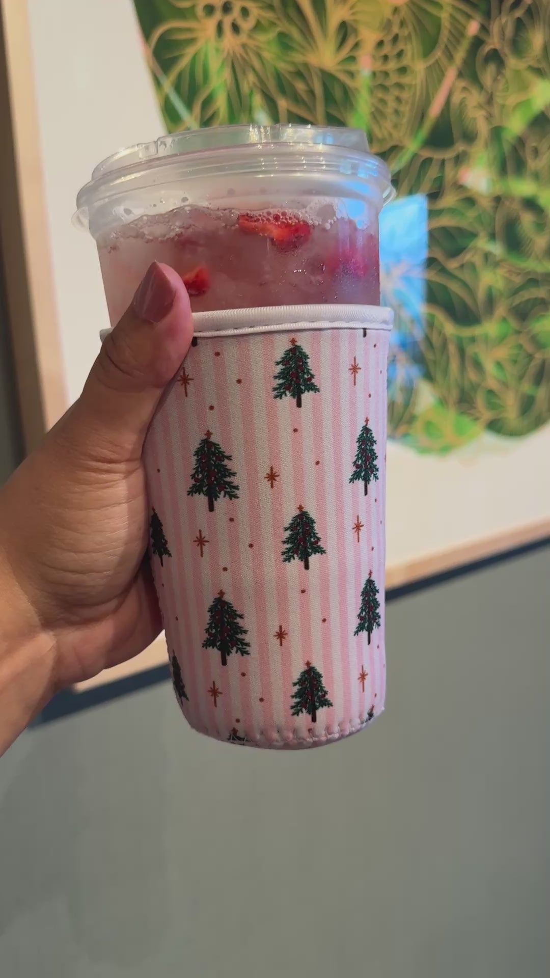 Vintage Christmas Stripes | MD Coffee Sleeve (Copy)