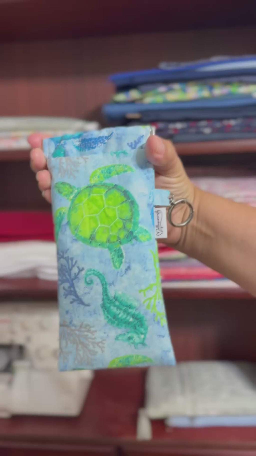 Sunglass Case Flexi Frame - Turtles