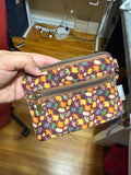 Fall Leaves Keychain Wristlet Wallet